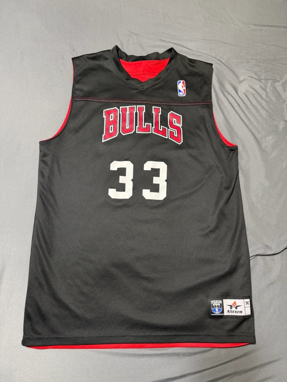 Chicago Bulls Team NBA Alleson Athletic Reversible Jersey Size M